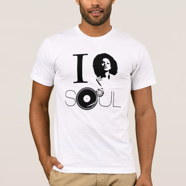 Jag älskar Soul T-shirt (Framsida)