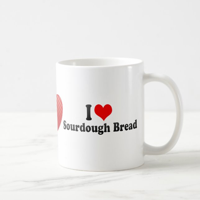 Jag älskar Sourdoughbröd Kaffemugg (Höger)