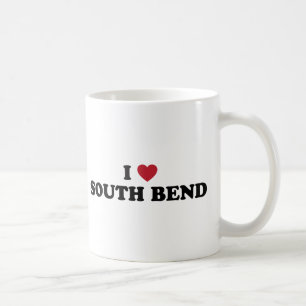 Jag älskar South Bend Indiana Kaffemugg