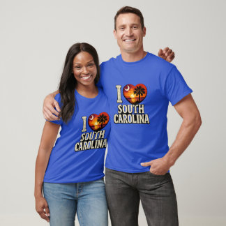 Jag älskar South Carolina T-Shirt