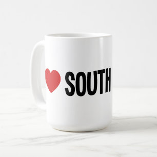 Jag älskar South Dakota ❤️ Jag älskar Klassisk Mug Kaffemugg