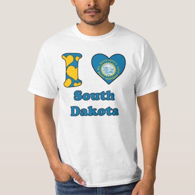 Jag älskar South Dakota Tröja (Framsida)