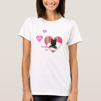 Jag älskar spagettikatten t-shirt