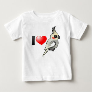 Jag älskar Spangled Cockatiels Tee