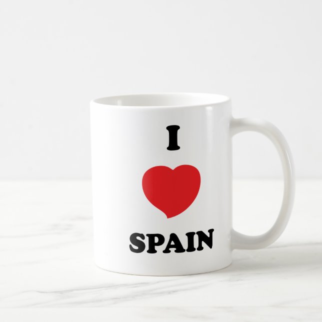 JAG ÄLSKAR Spanien Kaffemugg (Höger)