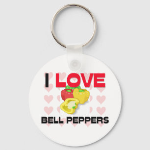Jag älskar spansk peppar nyckelring