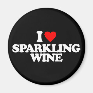 JAG ÄLSKAR SPARKLING VIN MAGNET