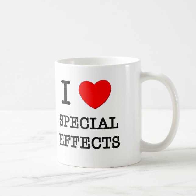 Jag älskar specialeffekter kaffemugg (Höger)