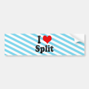 Jag älskar splittring, Kroatien Bildekal