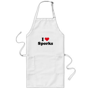 Jag älskar sporks långt förkläde