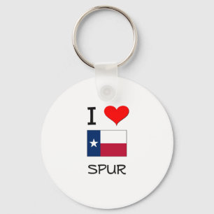Jag älskar sporrar Texas Nyckelring