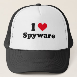 Jag älskar spyware truckerkeps