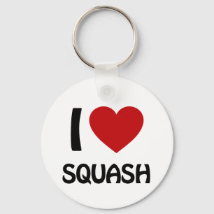 Jag älskar Squash Nyckelring
