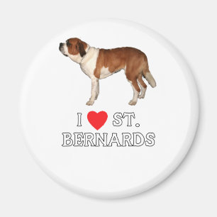 Jag älskar St. Bernards Magnet