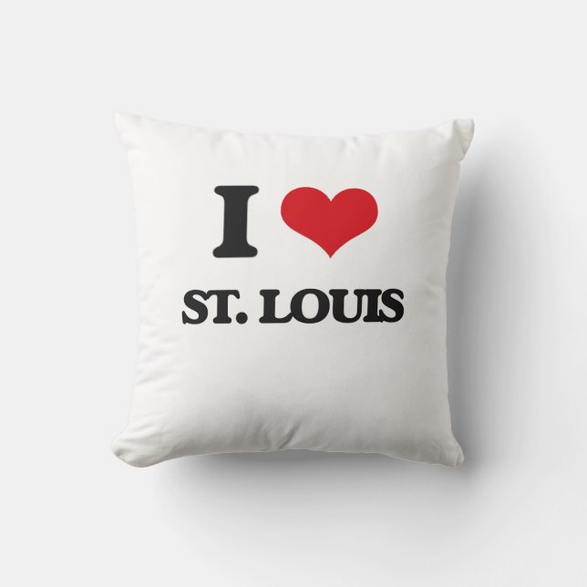 Jag älskar St Louis Kudde (Framsida)