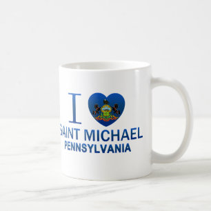 Jag älskar St Michael, PA Kaffemugg