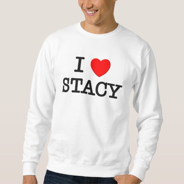 Jag älskar Stacy Långärmad Tröja (Framsida)