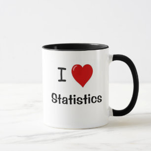 Jag älskar statistik! - Tvåsidig Mugg