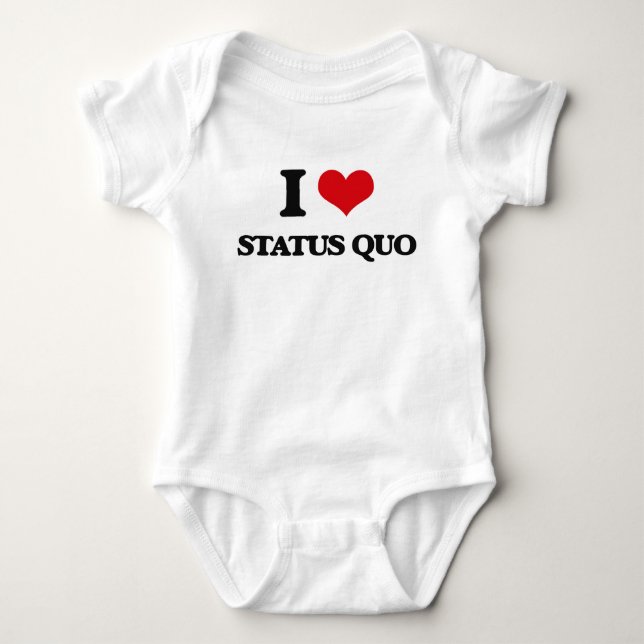 Jag älskar status quo t-shirt (Framsida)