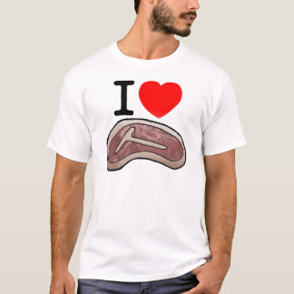 JAG ÄLSKAR STEAK!!!! TEE SHIRT