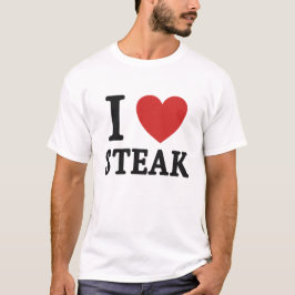 Jag älskar stek – Rolig köttälskare & BBQ-tröja T Shirt