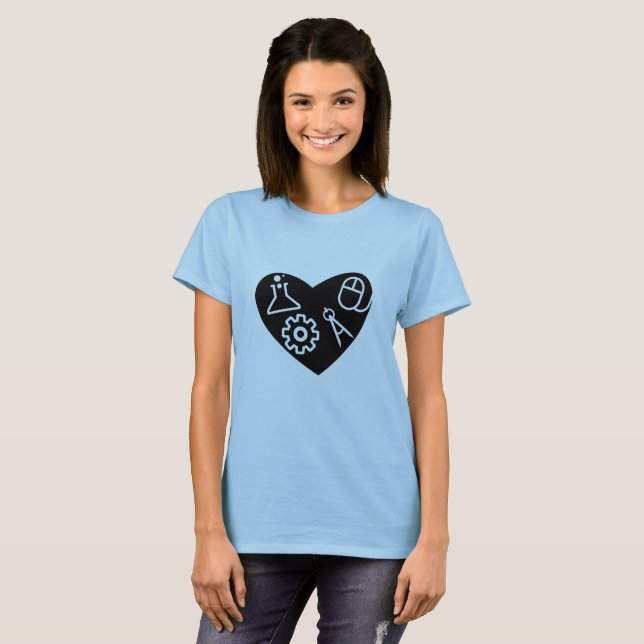 Jag älskar STEMEN T-shirt (Hel framsida)