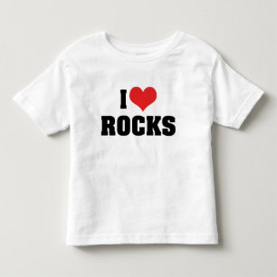 Jag älskar stenar - Berggeologi Geolog Älskare Tee Shirt