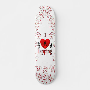 Jag älskar steppdans mini skateboard bräda 18,5 cm