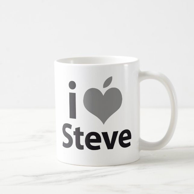 Jag älskar Steve Kaffemugg (Höger)