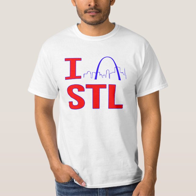 Jag älskar STL T-shirt (Framsida)