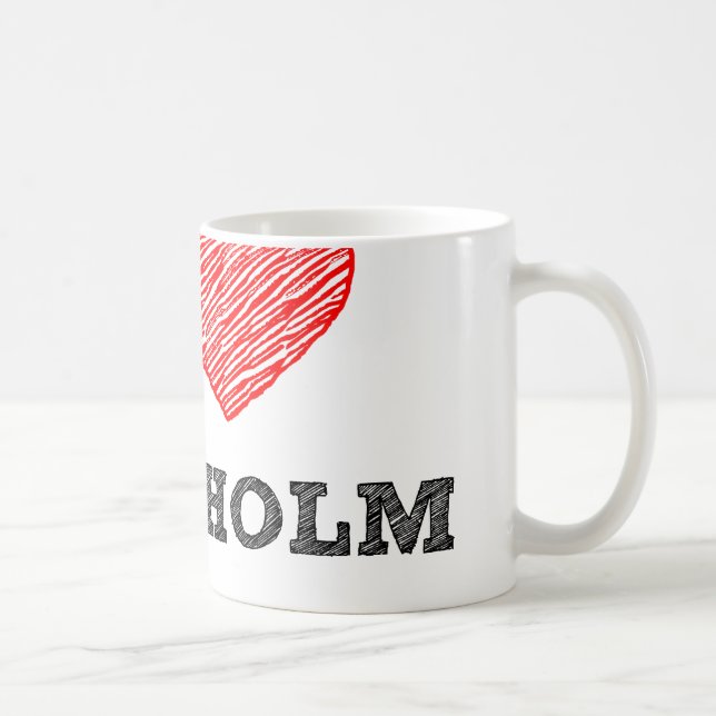 Jag älskar Stockholm Kaffemugg (Höger)