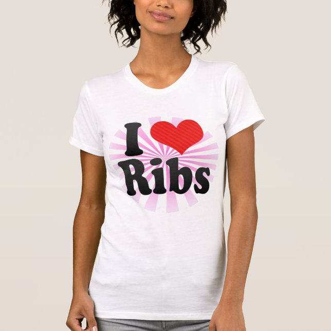 Jag älskar stöd tee shirt (Framsida)