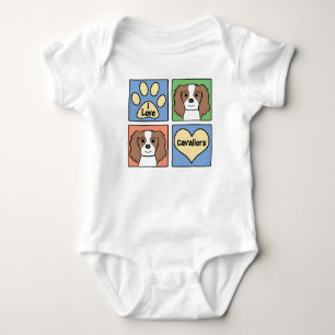 Jag älskar stolt Spaniels för kung Charles Tee Shirt
