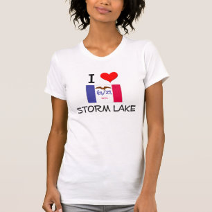 Jag älskar STORMSJÖN Iowa Tee