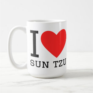 Jag älskar sun tzu kaffemugg