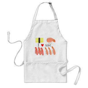 Jag älskar Sushi Förkläde