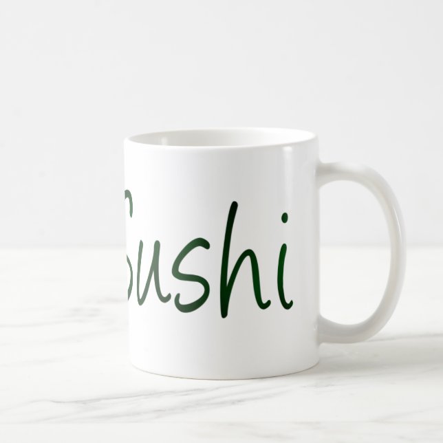 Jag älskar Sushi-mugg Kaffemugg (Höger)