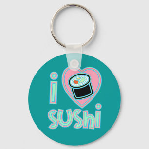 Jag älskar Sushi Nyckelring