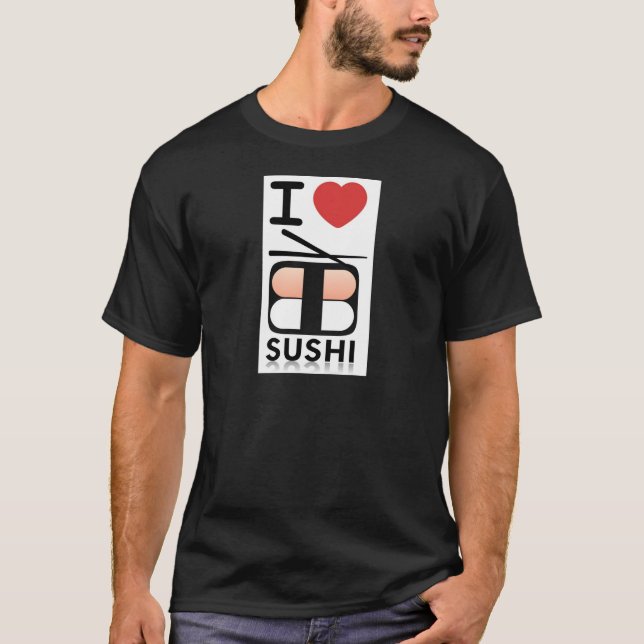 Jag älskar Sushi Tröja (Framsida)