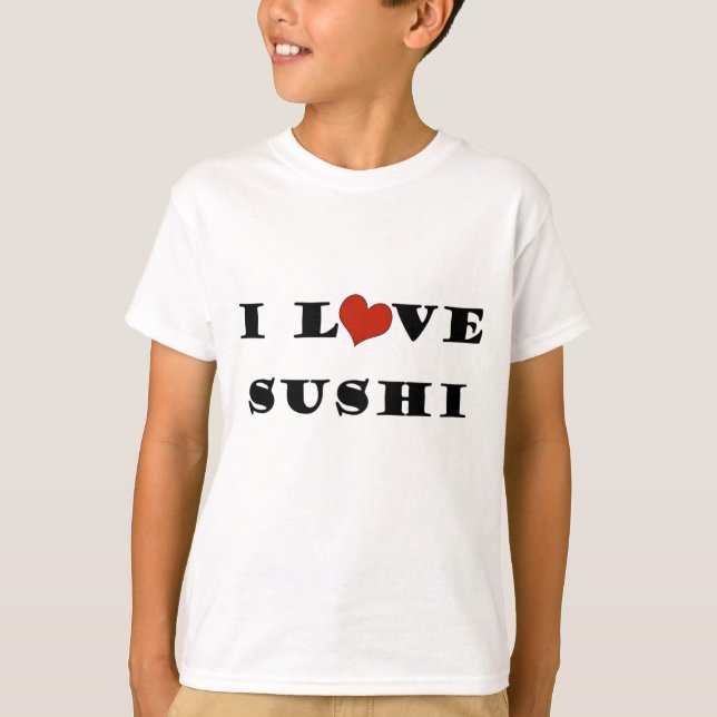 Jag älskar Sushi Tröja (Framsida)