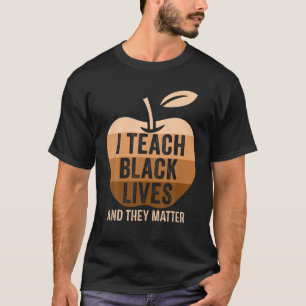 Jag älskar svarta liv och de betyder svart histori t shirt