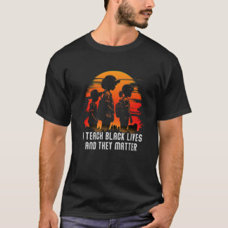 Jag älskar svarta liv och de betyder svart histori t shirt