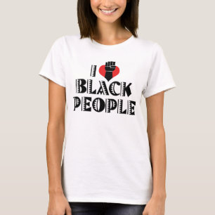 Jag älskar svarta människor T-shirt