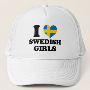 Jag älskar svenska flickor keps