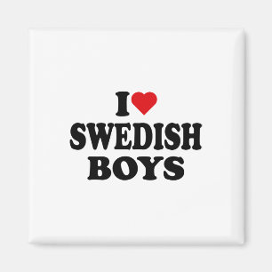 Jag älskar svenska pojkar Jag älskar svenska pojka Magnet
