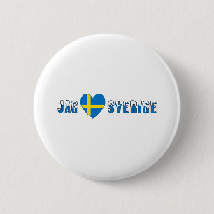 Jag Älskar Sverige Knapp
