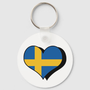 Jag älskar Sverige Nyckelring