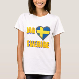 Jag älskar sverigen (jagen Älskar Sverige) T Shirt