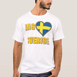 Jag älskar sverigen (jagen Älskar Sverige) T-shirt