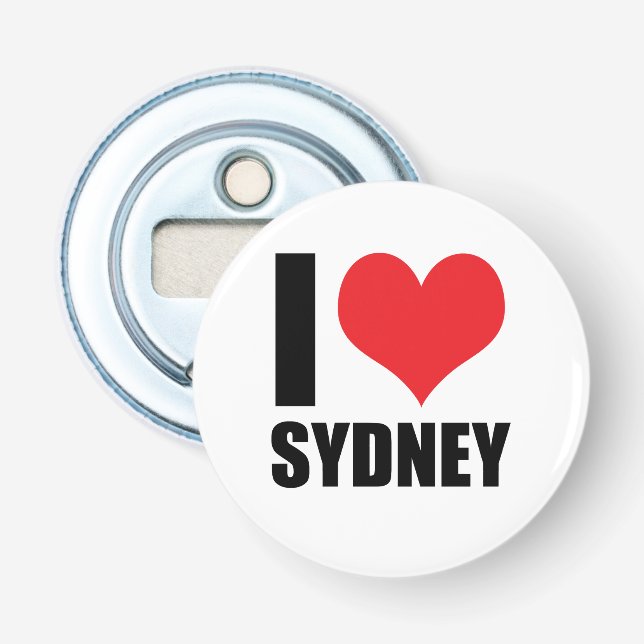 Jag älskar Sydney Flasköppnare (Framsidan)